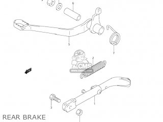 REAR BRAKE - JR50 2001 (K1) USA (E03)