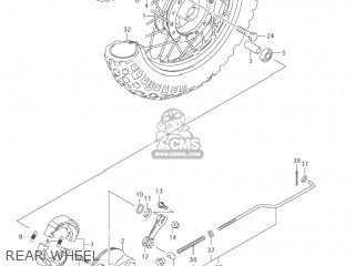 REAR WHEEL - JR50 2001 (K1) USA (E03)