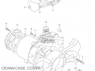 CRANKCASE COVER - JR50 2002 (K2) USA (E03)