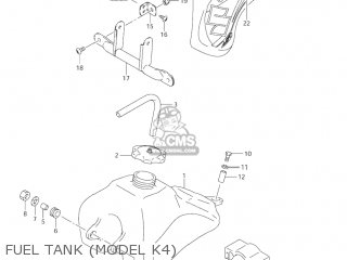 FUEL TANK (MODEL K4) - JR50 2002 (K2) USA (E03)