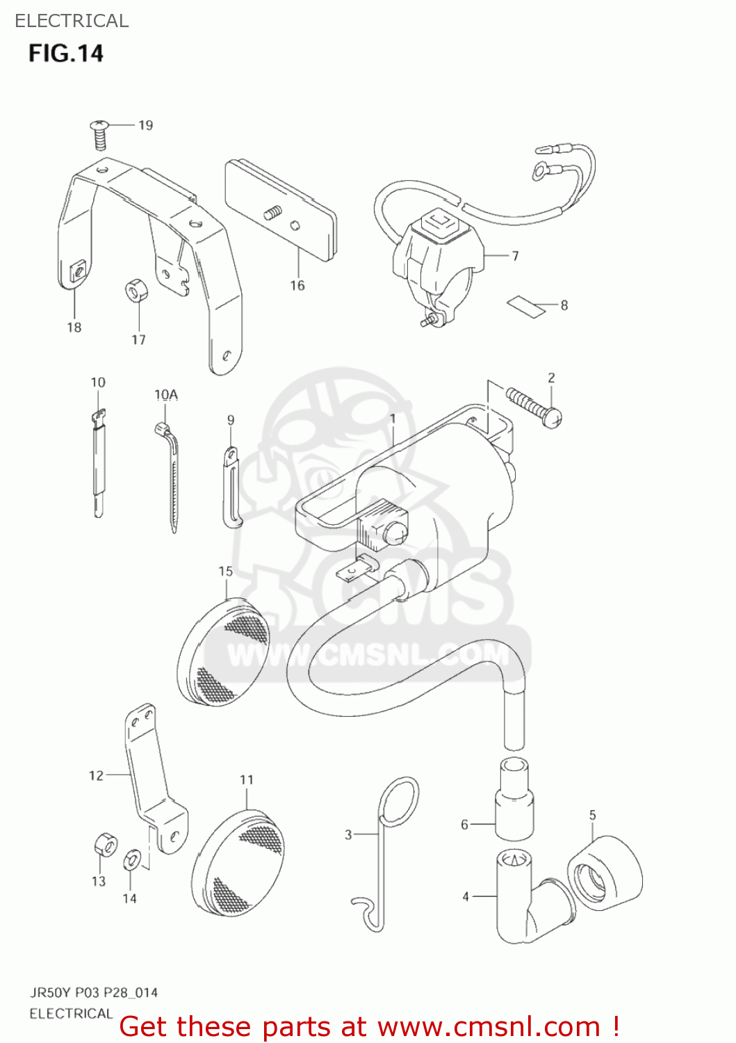 ELECTRICAL JR50 2003 (K3) USA (E03)