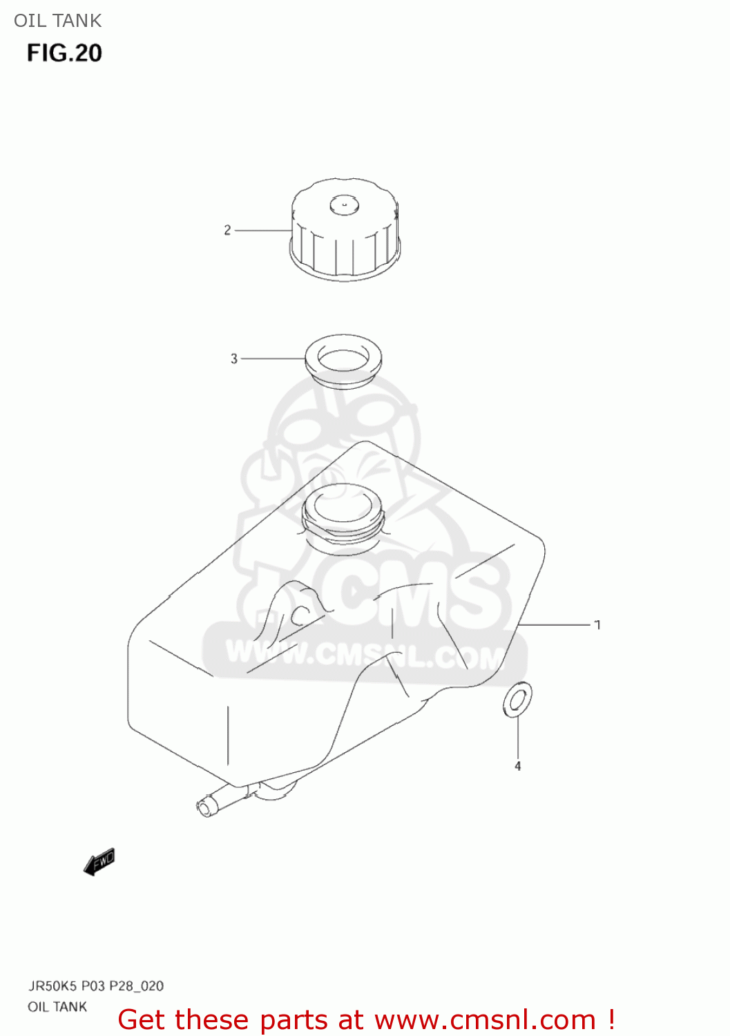 OIL TANK JR50 2005 (K5) USA (E03)