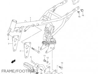 FRAME/FOOTREST - JR50 2005 (K5) USA (E03)