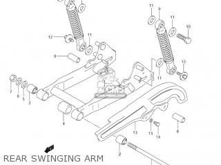 REAR SWINGING ARM - JR50 2005 (K5) USA (E03)