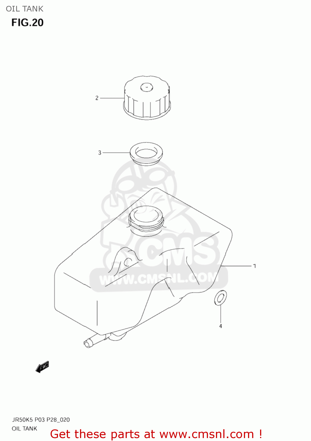 OIL TANK JR50 2006 (K6) USA (E03)