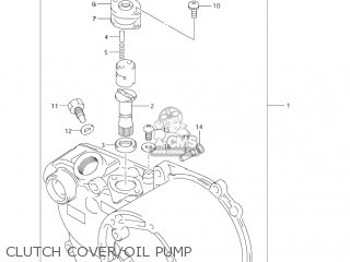 CLUTCH COVER/OIL PUMP - JR50 2006 (K6) USA (E03)