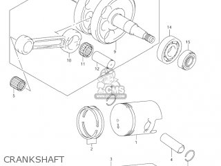 CRANKSHAFT - JR50 2006 (K6) USA (E03)