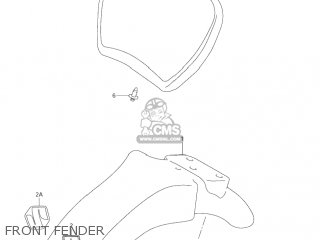 FRONT FENDER - JR50 2006 (K6) USA (E03)