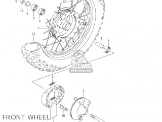 FRONT WHEEL - JR50 2006 (K6) USA (E03)