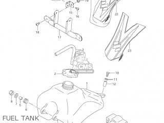 FUEL TANK - JR50 2006 (K6) USA (E03)