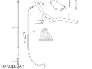 HANDLEBAR - JR50 2006 (K6) USA (E03)