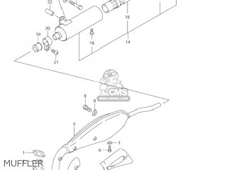 MUFFLER - JR50 2006 (K6) USA (E03)