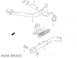 REAR BRAKE - JR50 2006 (K6) USA (E03)
