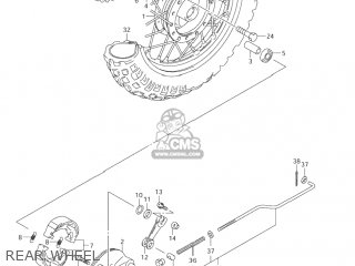 REAR WHEEL - JR50 2006 (K6) USA (E03)