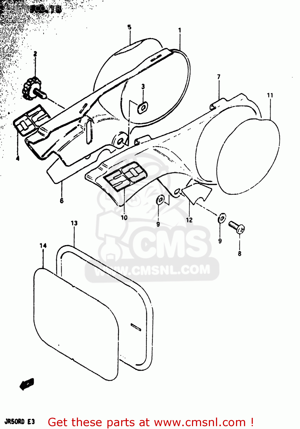 FRAME COVER JR50R 1983 (D) USA (E03)