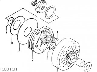 CLUTCH - JR50R 1983 (D) USA (E03)