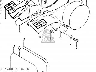 FRAME COVER - JR50R 1983 (D) USA (E03)
