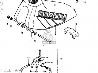FUEL TANK - JR50R 1983 (D) USA (E03)