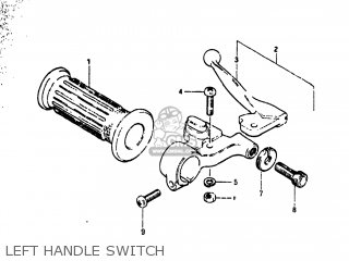 LEFT HANDLE SWITCH - JR50R 1983 (D) USA (E03)