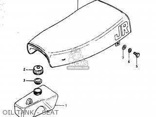 OIL TANK - SEAT - JR50R 1983 (D) USA (E03)