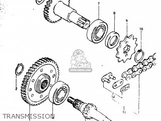 TRANSMISSION - JR50R 1983 (D) USA (E03)