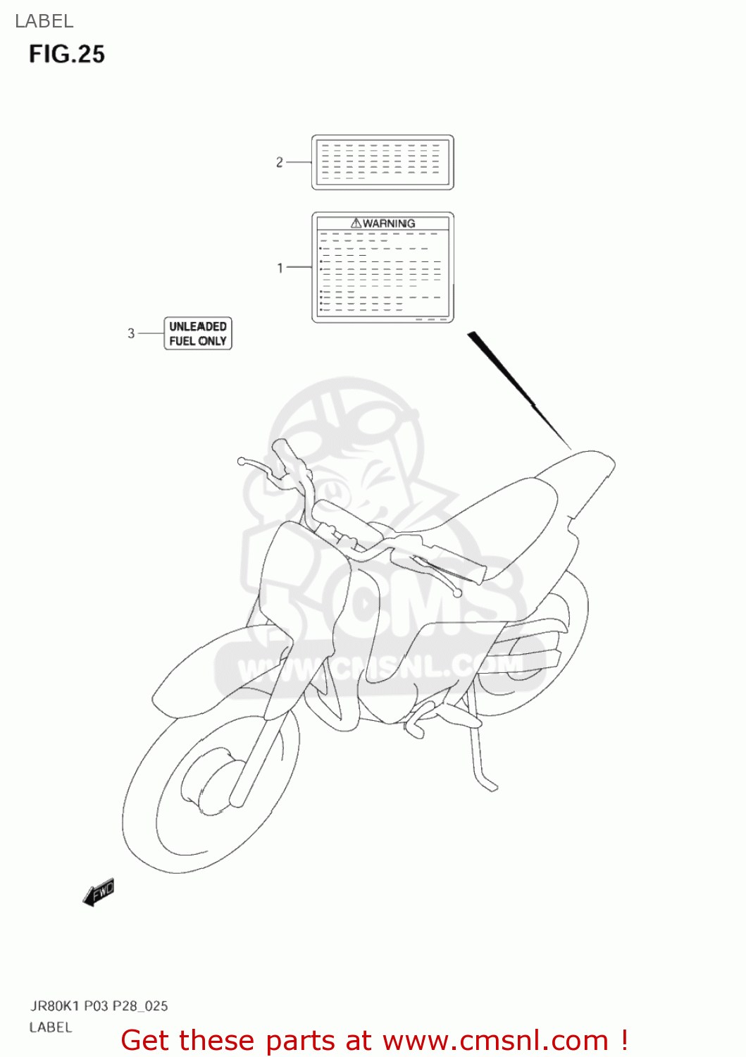 LABEL JR80 2001 (K1) USA (E03)