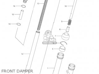 FRONT DAMPER - JR80 2001 (K1) USA (E03)