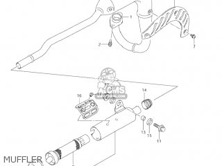 MUFFLER - JR80 2001 (K1) USA (E03)