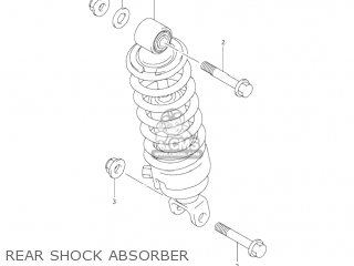 REAR SHOCK ABSORBER - JR80 2001 (K1) USA (E03)