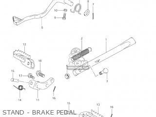 STAND - BRAKE PEDAL - JR80 2001 (K1) USA (E03)