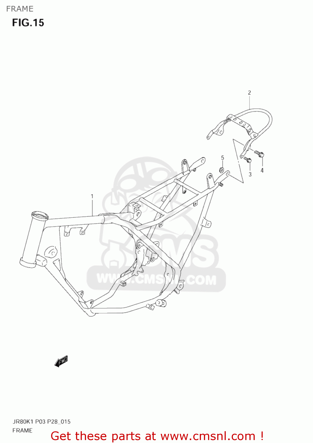 FRAME JR80 2002 (K2) USA (E03)