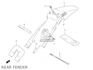 REAR FENDER - JR80 2002 (K2) USA (E03)
