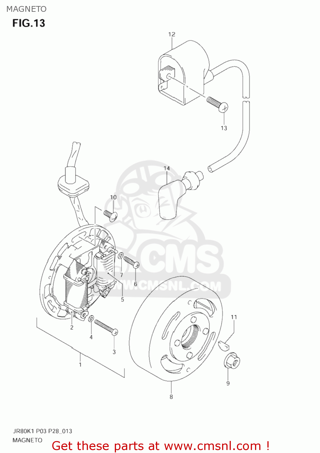 MAGNETO JR80 2003 (K3) USA (E03)