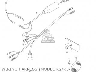 WIRING HARNESS (MODEL K2/K3/K4) - JR80 2003 (K3) USA (E03)