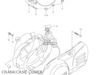 CRANKCASE COVER - JR80 2004 (K4) USA (E03)