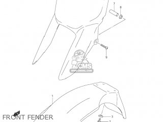 FRONT FENDER - JR80 2004 (K4) USA (E03)