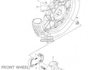FRONT WHEEL - JR80 2004 (K4) USA (E03)