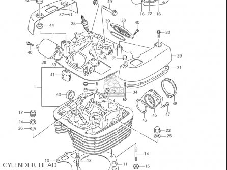 CYLINDER HEAD - LS650 2005 (K5) USA (E03)