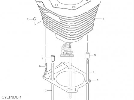 CYLINDER - LS650 2005 (K5) USA (E03)