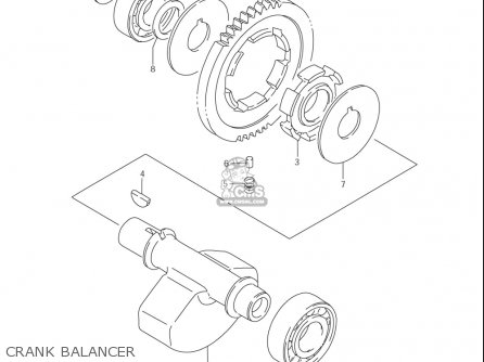 CRANK BALANCER - LS650 2005 (K5) USA (E03)