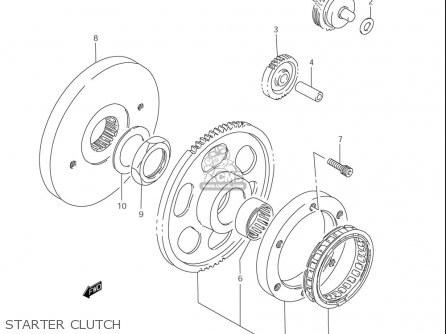 STARTER CLUTCH - LS650 2005 (K5) USA (E03)