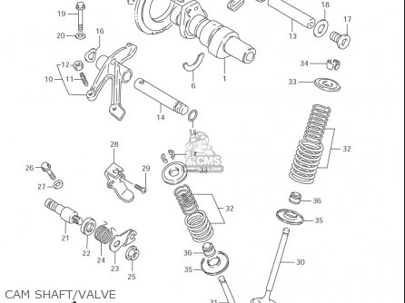 CAM SHAFT/VALVE - LS650 2005 (K5) USA (E03)