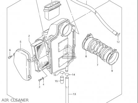 AIR CLEANER - LS650 2005 (K5) USA (E03)