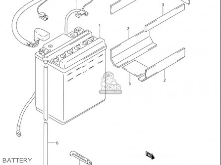 BATTERY - LS650 2005 (K5) USA (E03)