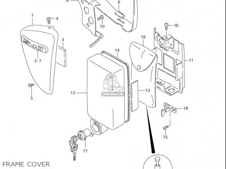 FRAME COVER - LS650 2005 (K5) USA (E03)