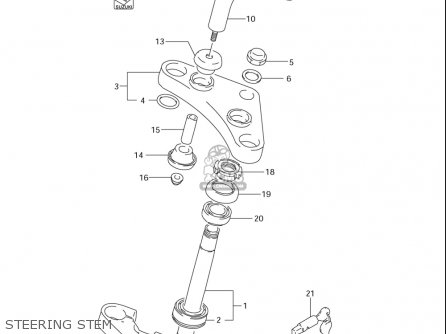 STEERING STEM - LS650 2005 (K5) USA (E03)