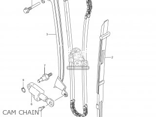CAM CHAIN - LS650 BOULEVARD S40 2006 (K6) USA CALIFORNI CANADA (E03 E33 E28)