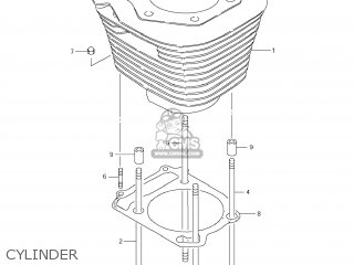 CYLINDER - LS650 BOULEVARD S40 2006 (K6) USA CALIFORNI CANADA (E03 E33 E28)