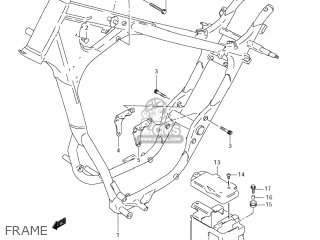 FRAME - LS650 BOULEVARD S40 2007 (K7) USA CALIFORNI CANADA (E03 E33 E28)
