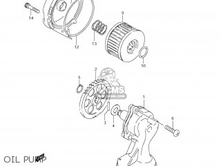 OIL PUMP - LS650 BOULEVARD S40 2007 (K7) USA CALIFORNI CANADA (E03 E33 E28)